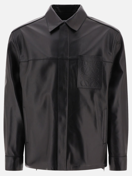 Giacche overshirt 100% nappa  Nero - Loewe Uomo | PLP | VIETTI Online Store 
