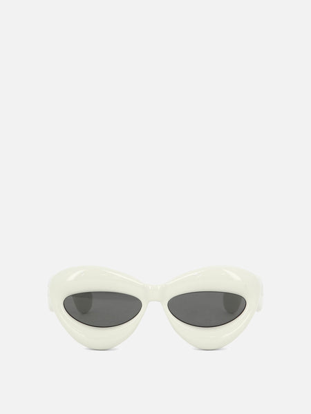 サングラス Loewe White Acetate Sunglasses LOEWE EYEWEAR Screen square-frame acetate sunglasses | NET-A