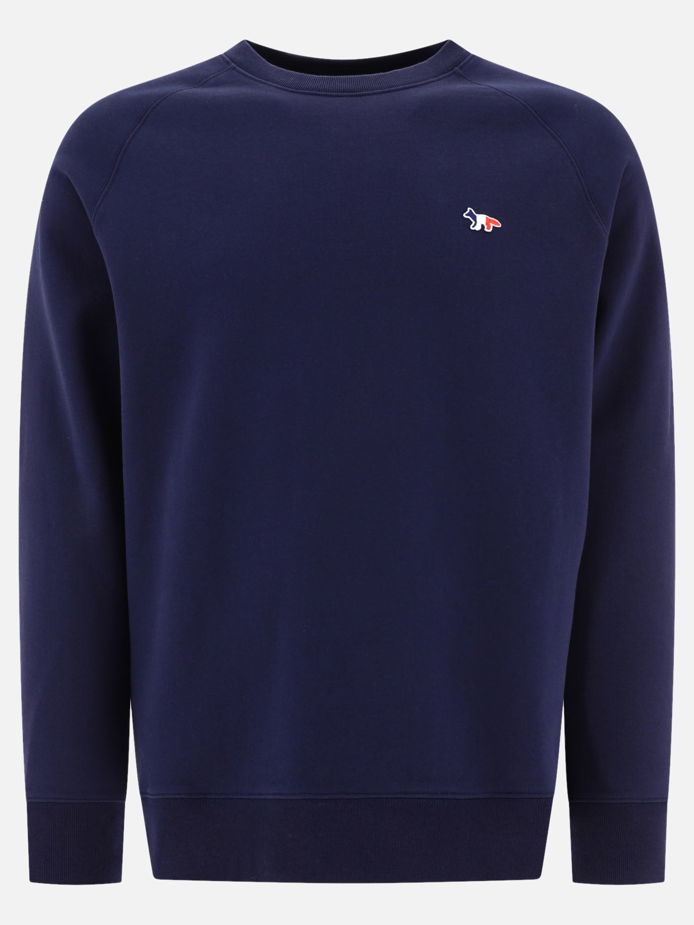 Felpe girocollo 100% cotone  Blu - Maison Kitsuné Uomo | PDP | VIETTI Online Store | Zoom-Modal
