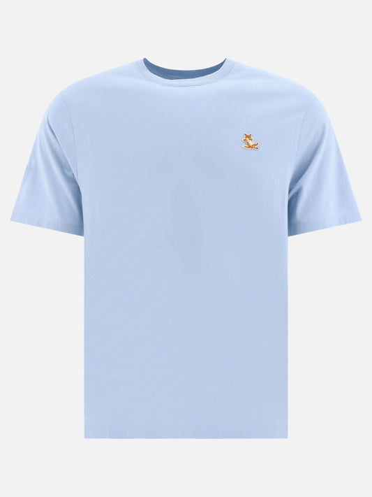 Crewneck t-shirts 100% cotton  Light blue - Maison Kitsuné Men | PLP | VIETTI Online Store 
