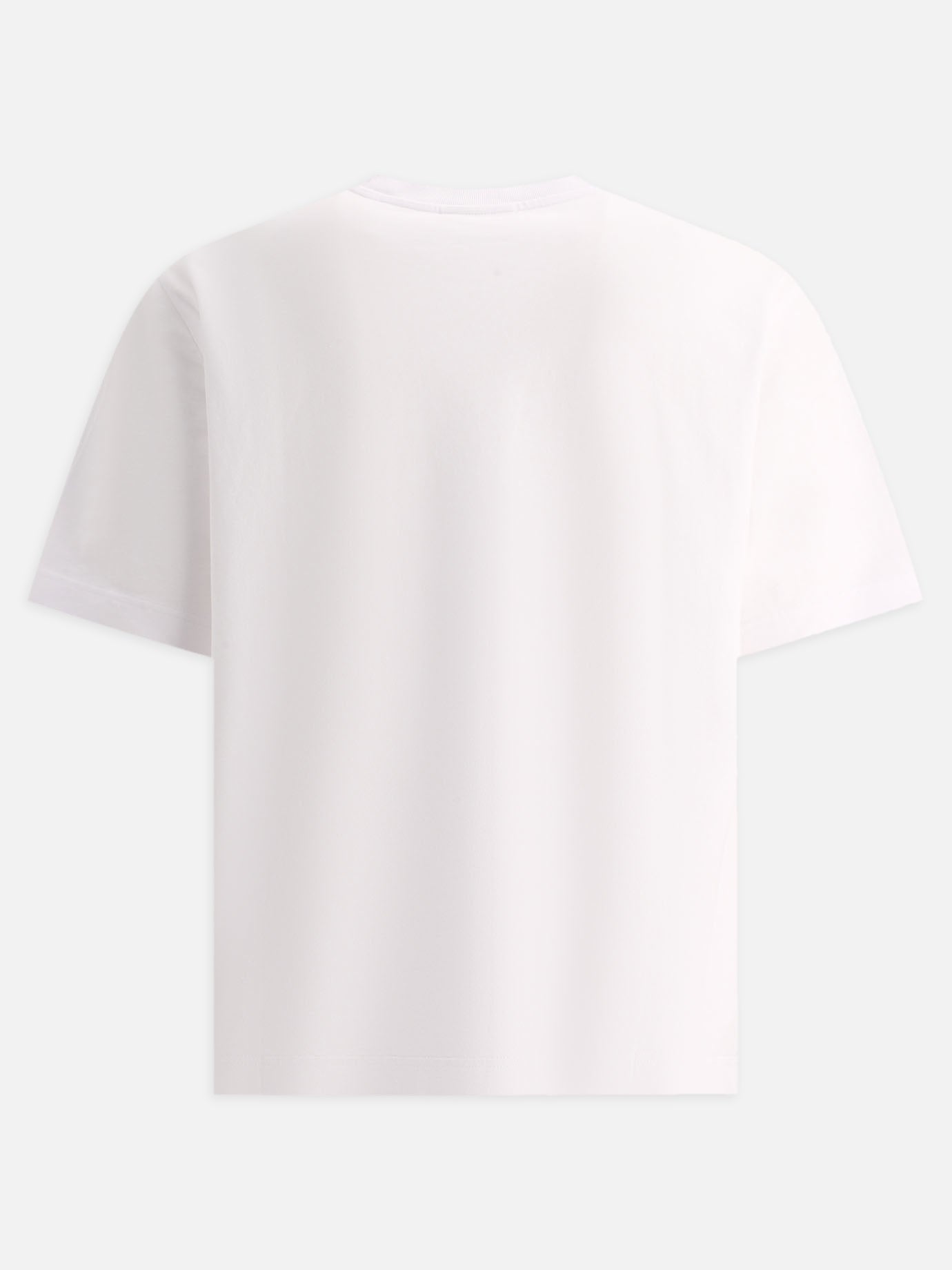 T-shirt girocollo 100% cotton  Bianco - Maison Kitsuné Uomo | PDP | VIETTI Online Store | Zoom-Modal_2
