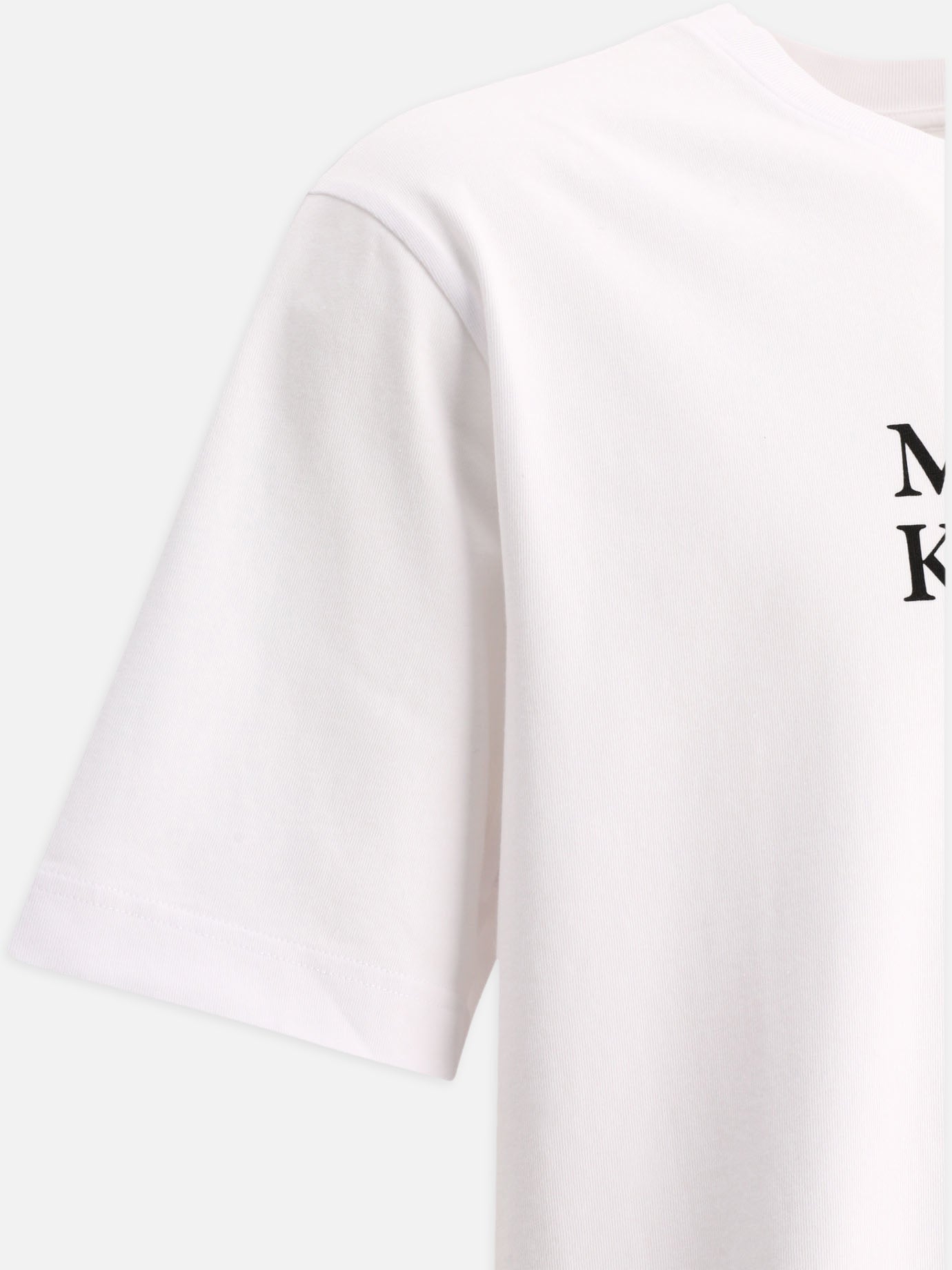 T-shirt girocollo 100% cotton  Bianco - Maison Kitsuné Uomo | PDP | VIETTI Online Store | Zoom-Modal_4
