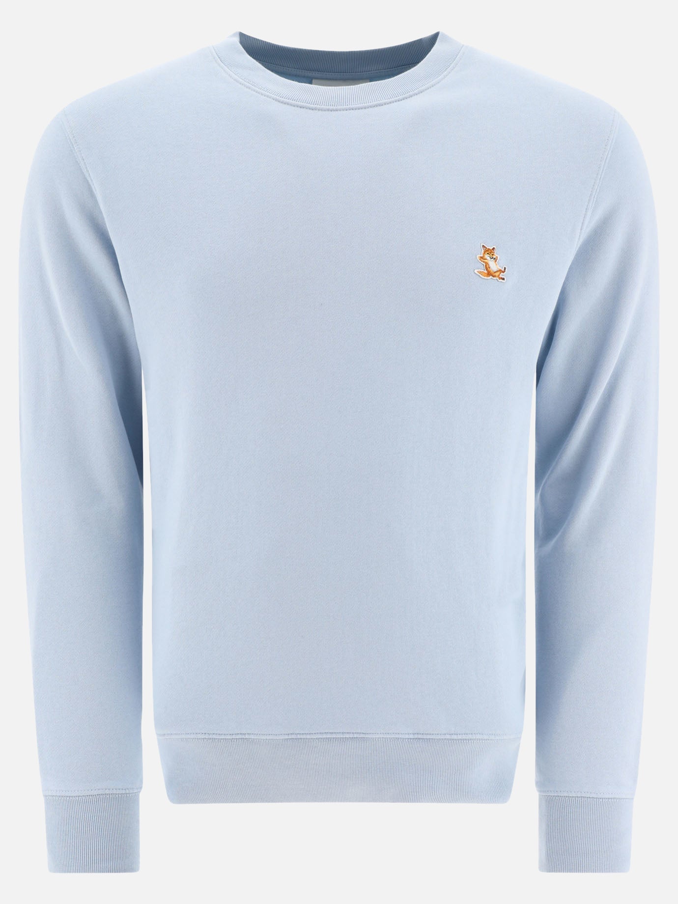 Felpe girocollo 100% cotton  Azzurro - Maison Kitsuné Uomo | PDP | VIETTI Online Store | thumbnail