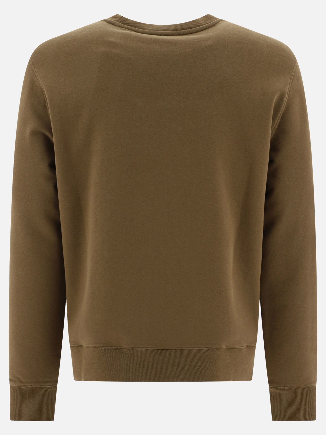 Felpe girocollo 100% cotone  Verde - Maison Kitsuné Uomo | PDP | VIETTI Online Store | Zoom-Modal_2
