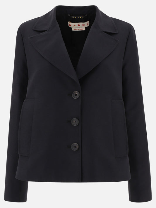 Blazer 100% cotton  Nero - Marni Donna | PLP | VIETTI Online Store 
