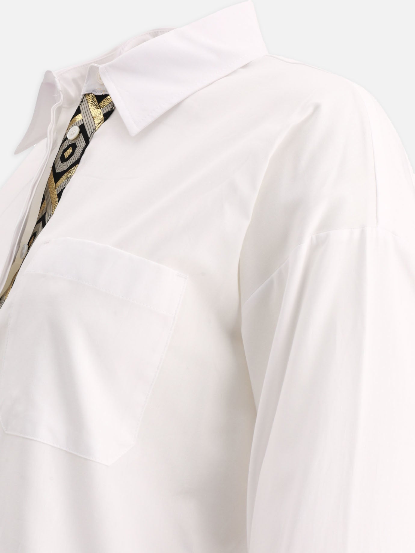 Camicie casual 100% cotone  Bianco - Max Mara S Donna | PDP | VIETTI Online Store | thumbnail_4