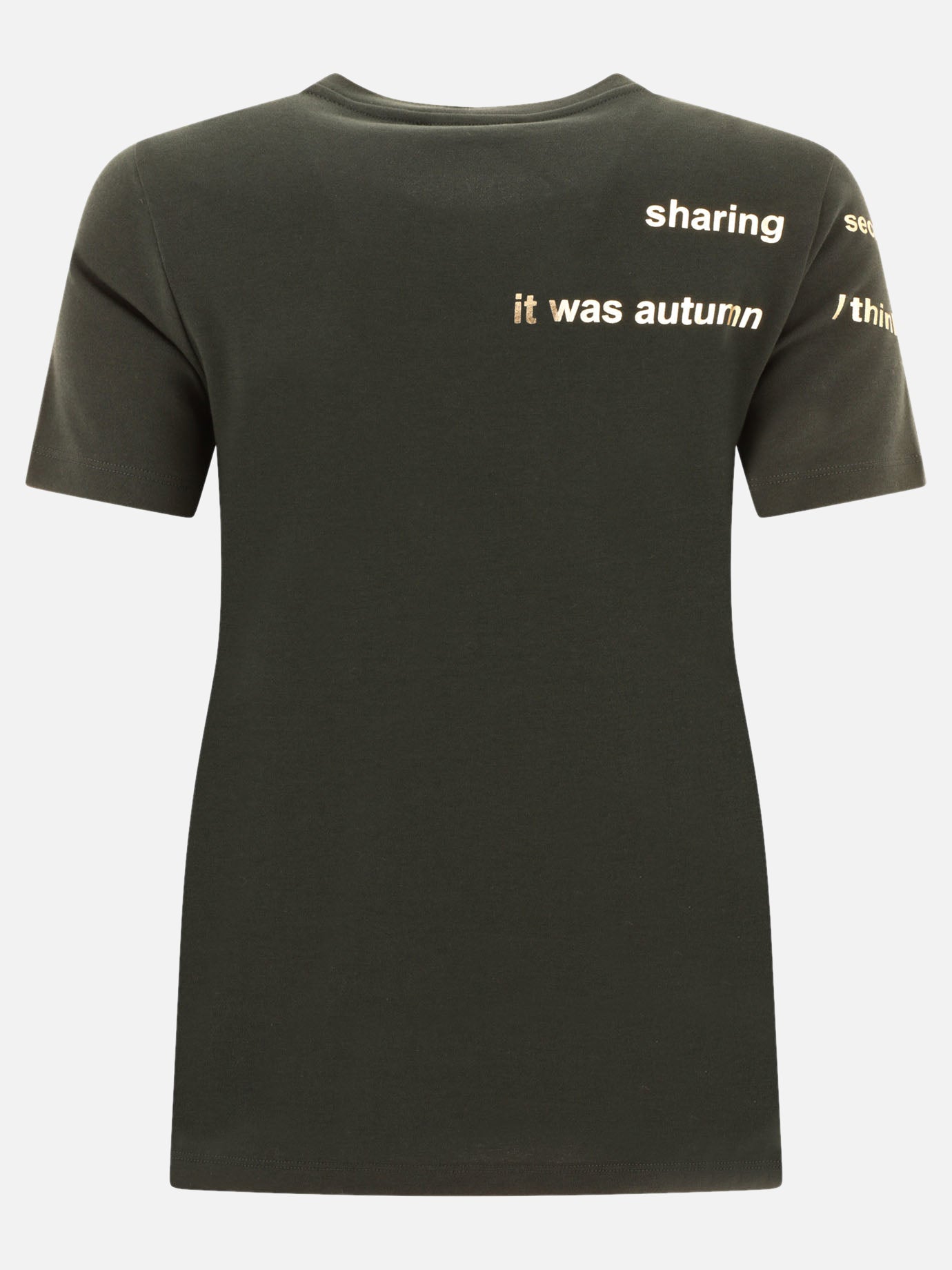 T-shirt girocollo 100% cotone  Verde - Max Mara S Donna | PDP | VIETTI Online Store | Zoom-Modal_2

