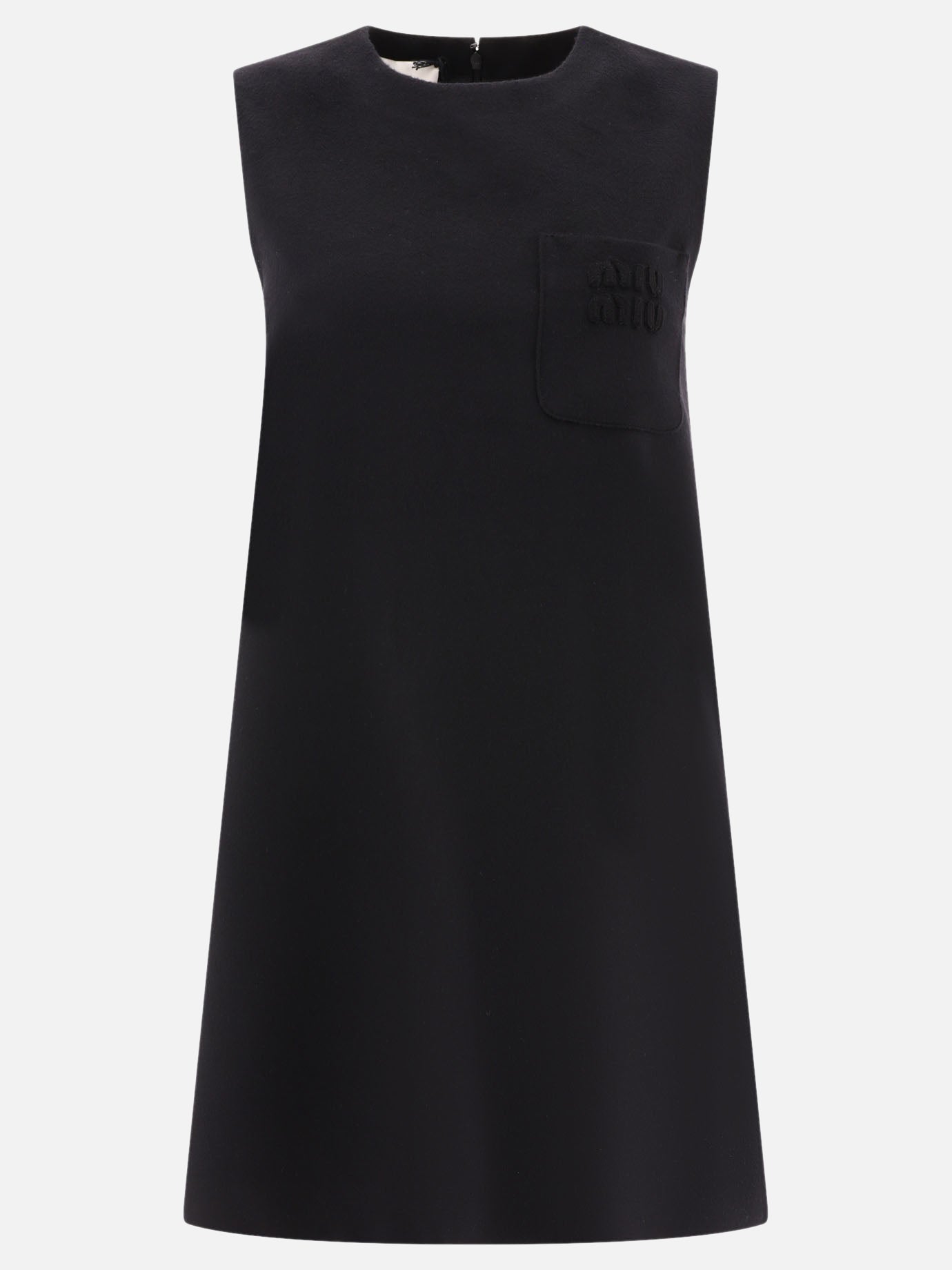 Abiti corti 90% lana vergine 10% cashmere  Nero - Miu Miu Donna | PDP | VIETTI Online Store | Zoom-Modal
