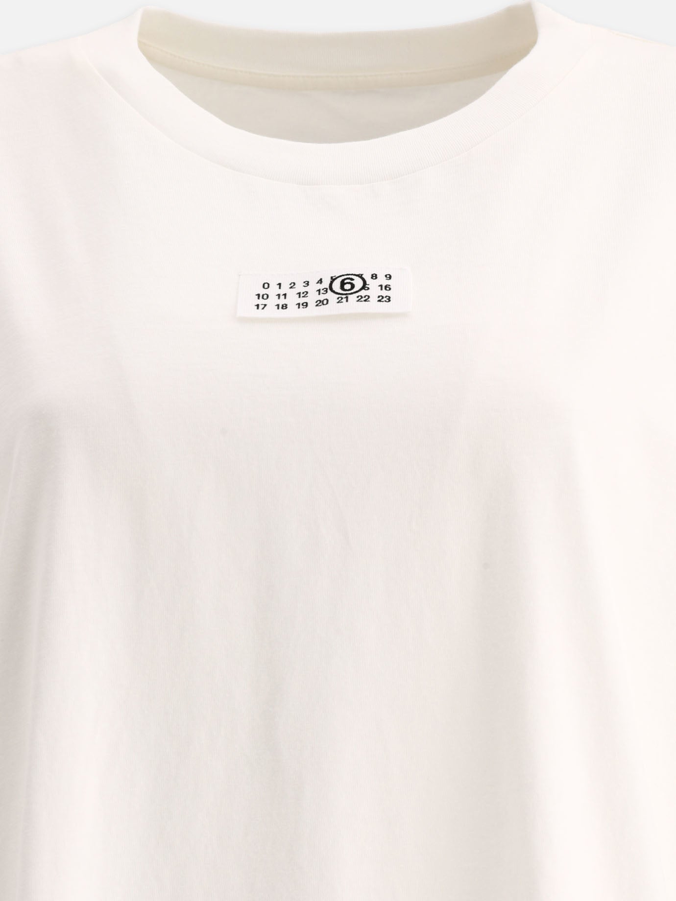 T-shirt girocollo 100% cotone  Bianco - MM6 Maison Margiela Uomo | PDP | VIETTI Online Store | Zoom-Modal_3
