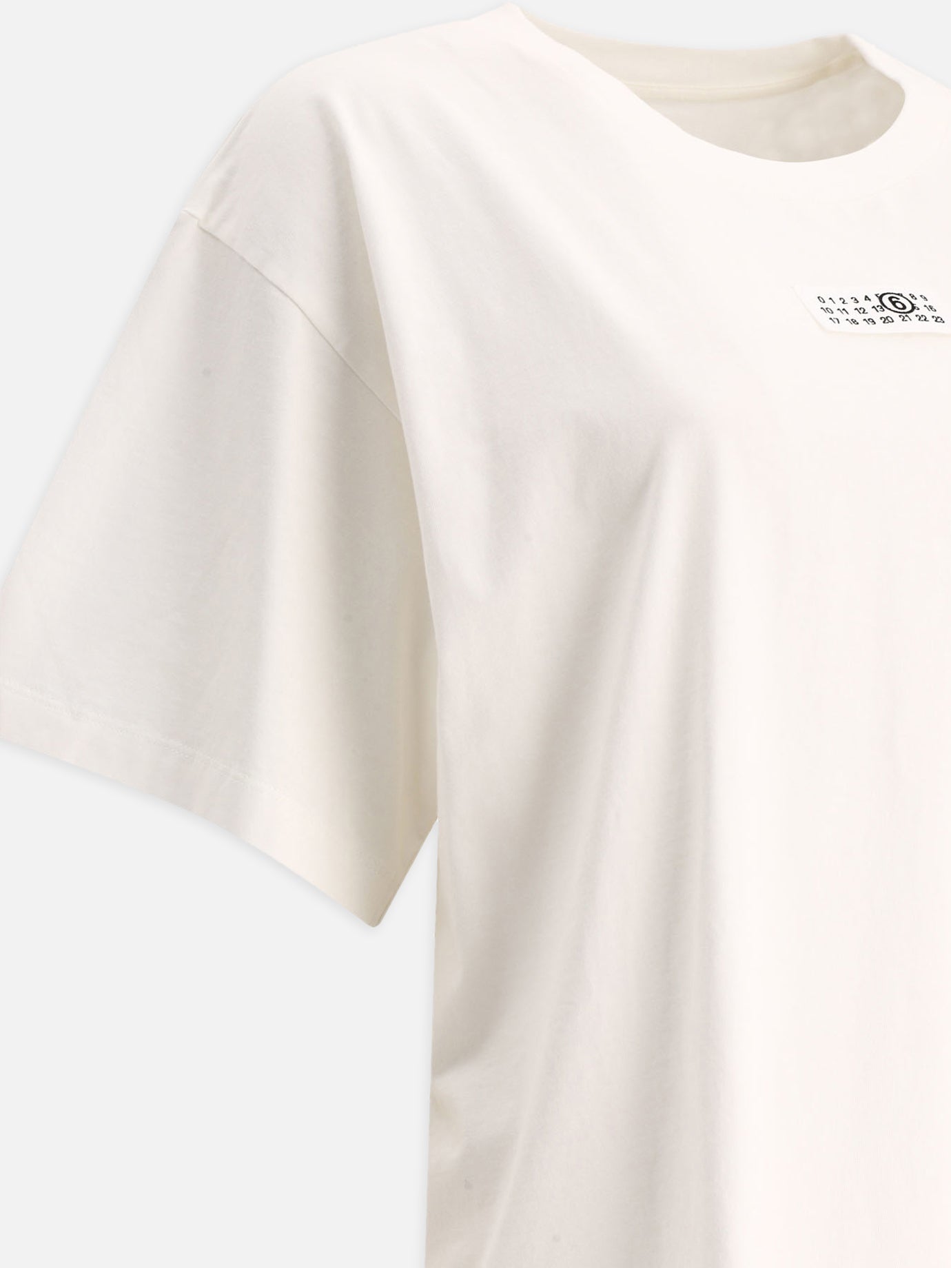 T-shirt girocollo 100% cotone  Bianco - MM6 Maison Margiela Uomo | PDP | VIETTI Online Store | thumbnail_4