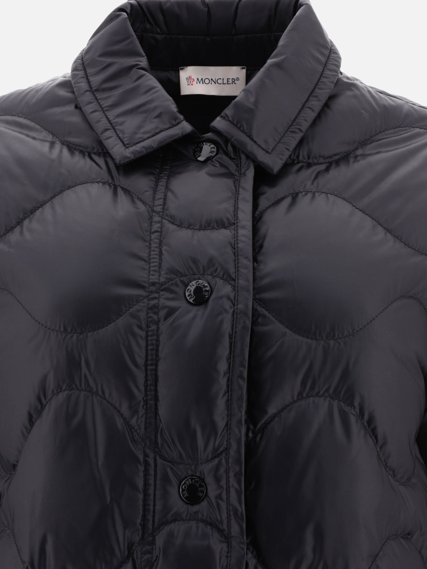 Giacche leggere & Trapuntate 100% poliammide - Imbottitura: piumino e piuma  Nero - Moncler Donna | PDP | VIETTI Online Store | Zoom-Modal_3
