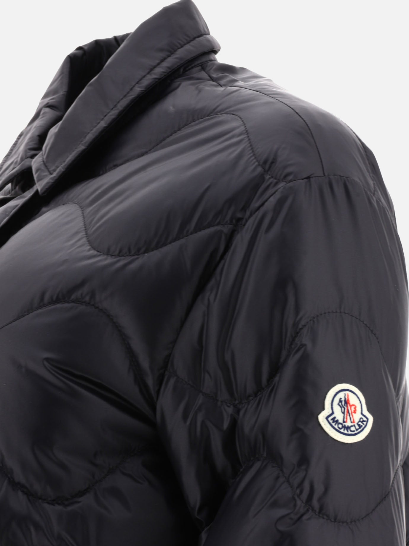 Giacche leggere & Trapuntate 100% poliammide - Imbottitura: piumino e piuma  Nero - Moncler Donna | PDP | VIETTI Online Store | thumbnail_4