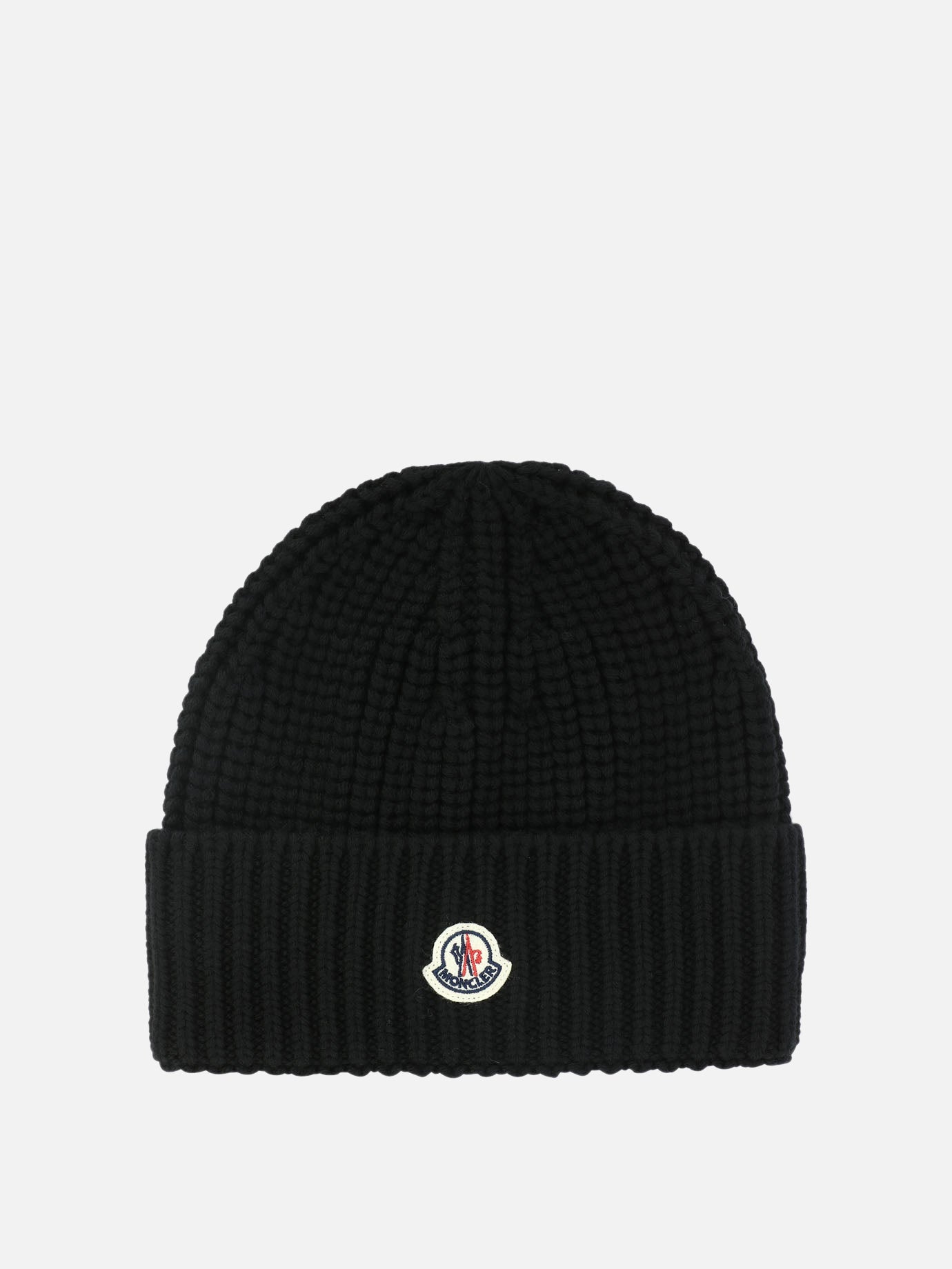 Berretti 100% lana vergine  Nero - Moncler Donna | PDP | VIETTI Online Store | Zoom-Modal
