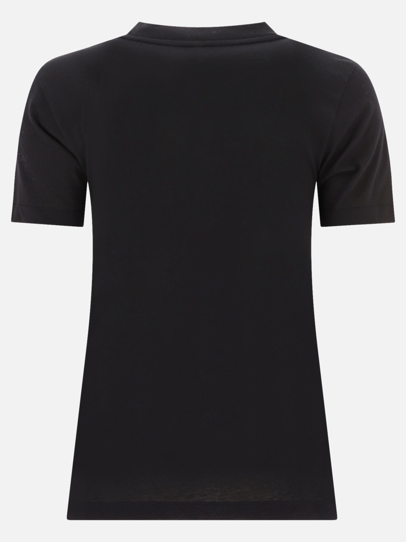 T-shirt girocollo 100% cotone  Nero - Moncler Donna | PDP | VIETTI Online Store | Zoom-Modal_2
