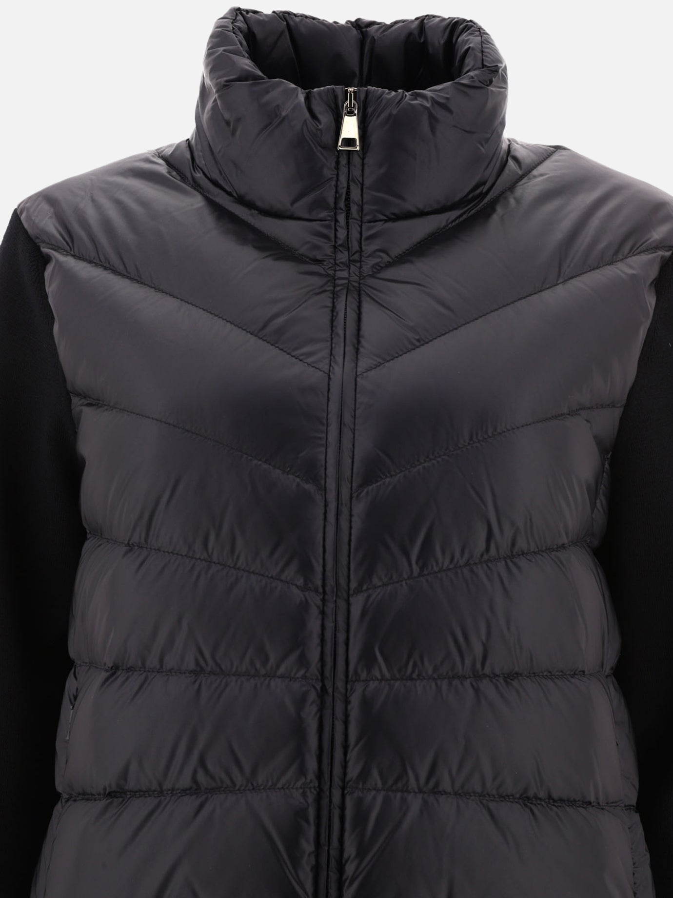 Piumini corti 100% poliammide - Imbottitura: piumino e piuma  Nero - Moncler Donna | PDP | VIETTI Online Store | thumbnail_3