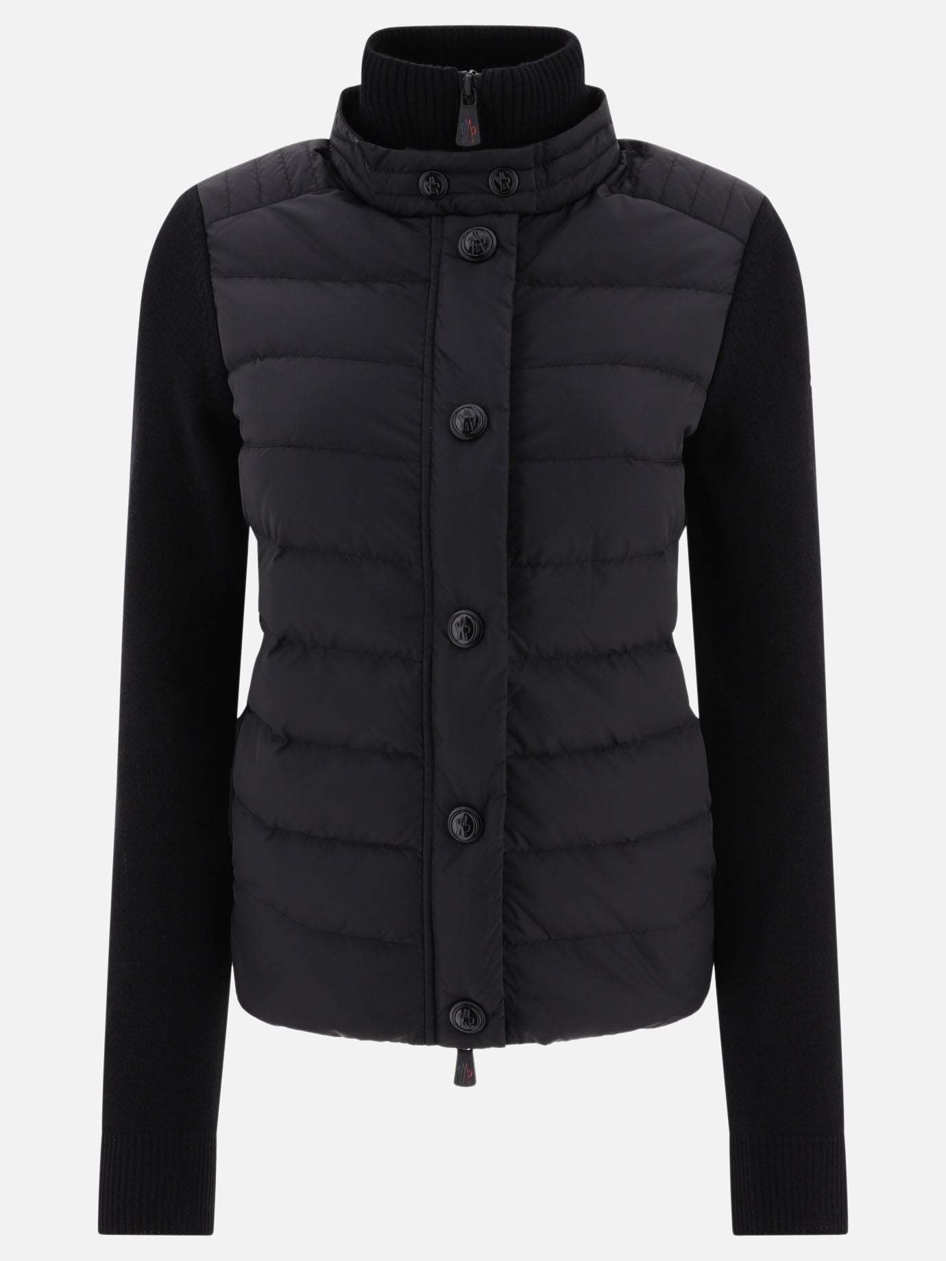 Piumini corti 100% polyamide - Padding: down and feathers  Nero - Moncler Grenoble Donna | PDP | VIETTI Online Store | Zoom-Modal

