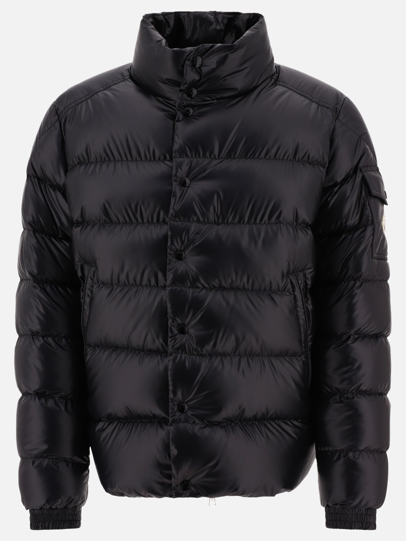 Piumini corti 100% poliestere - Imbottitura: piumino e piuma  Nero - Moncler Uomo | PDP | VIETTI Online Store | thumbnail
