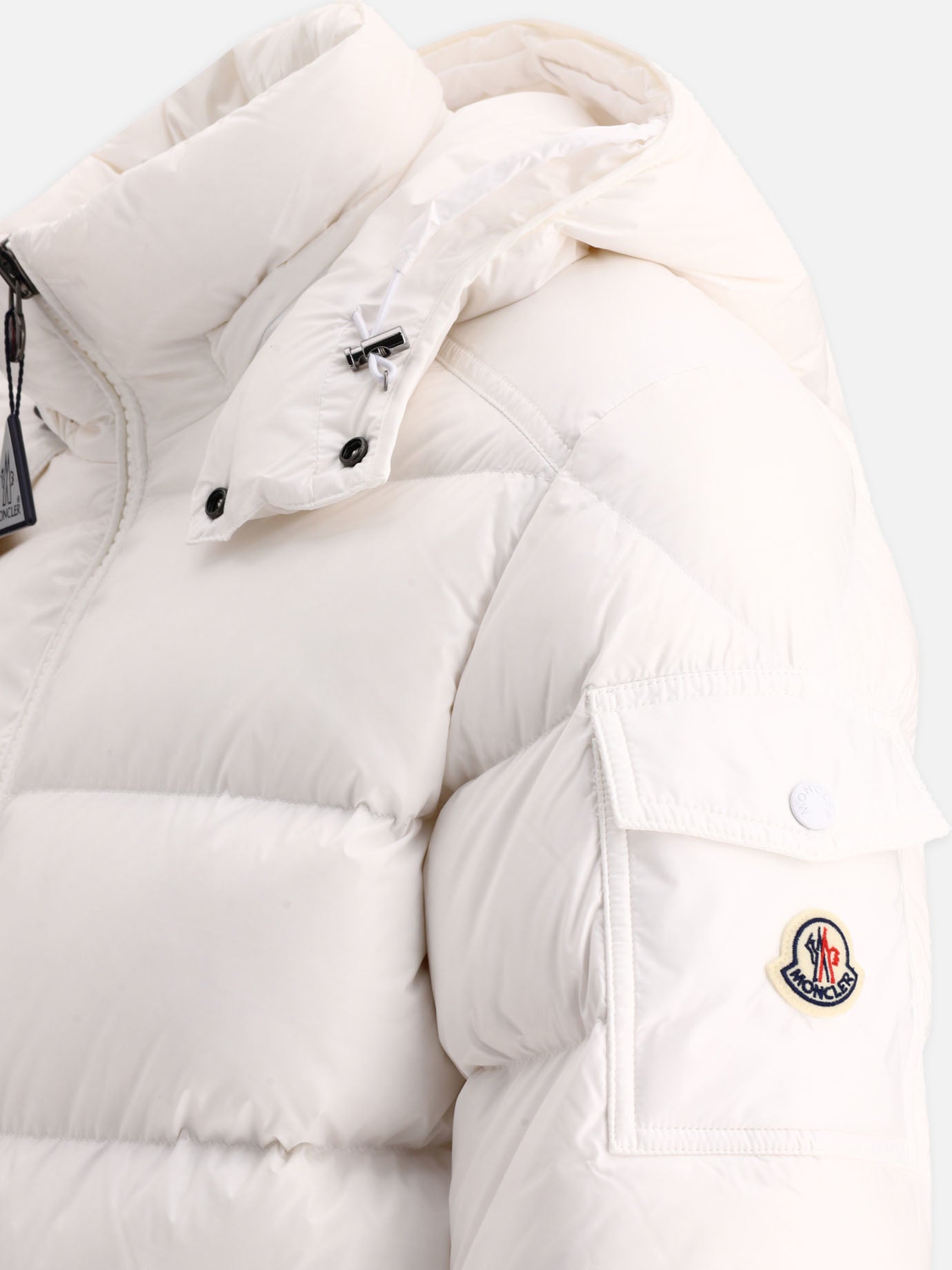 Down jackets Solid colour  White - Moncler Men | PDP | VIETTI Online Store | Zoom-Modal_4
