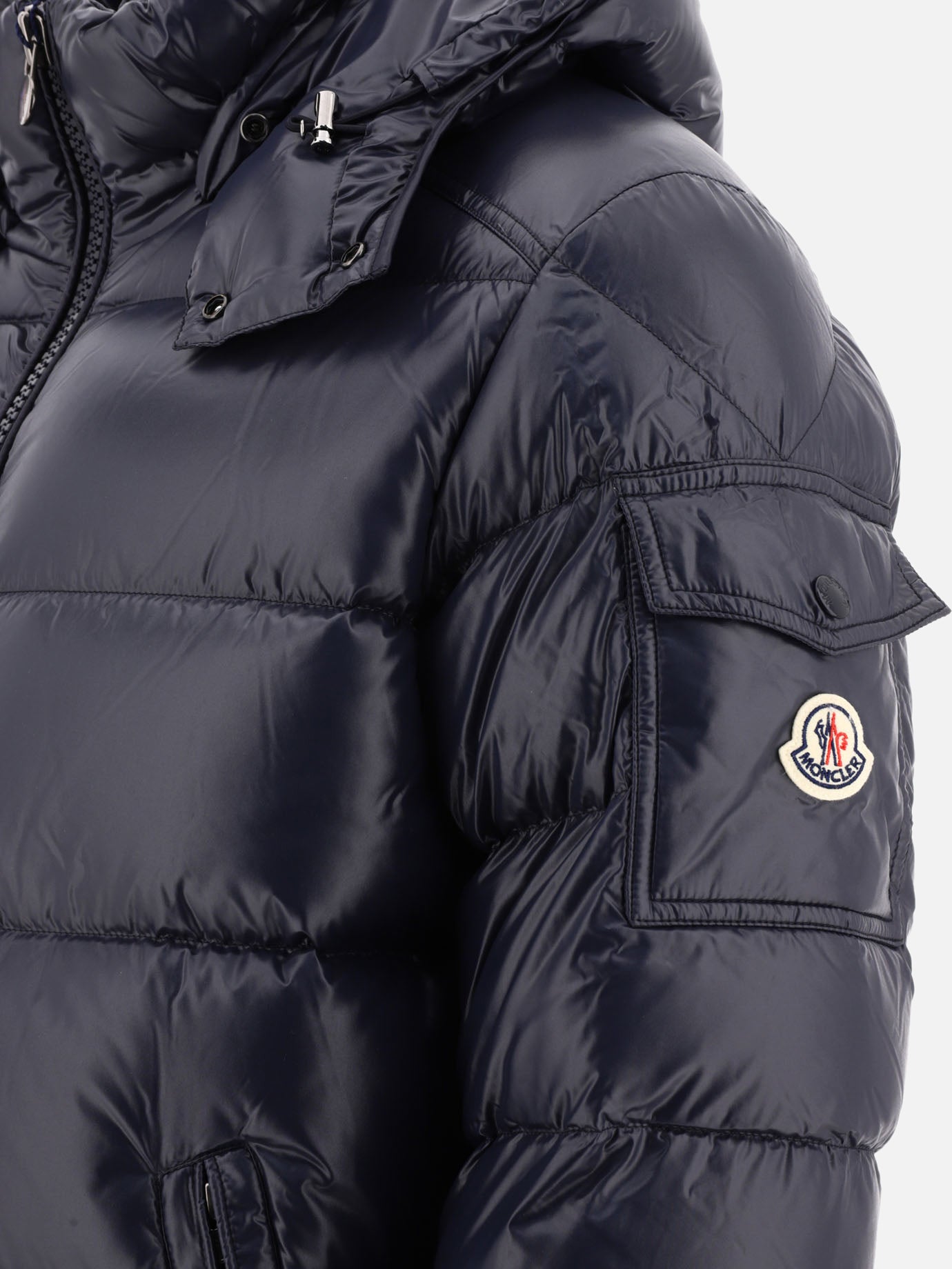 Moncler Bomber Nero Lucido Uomo Puffer Jacket Piumino Moncler