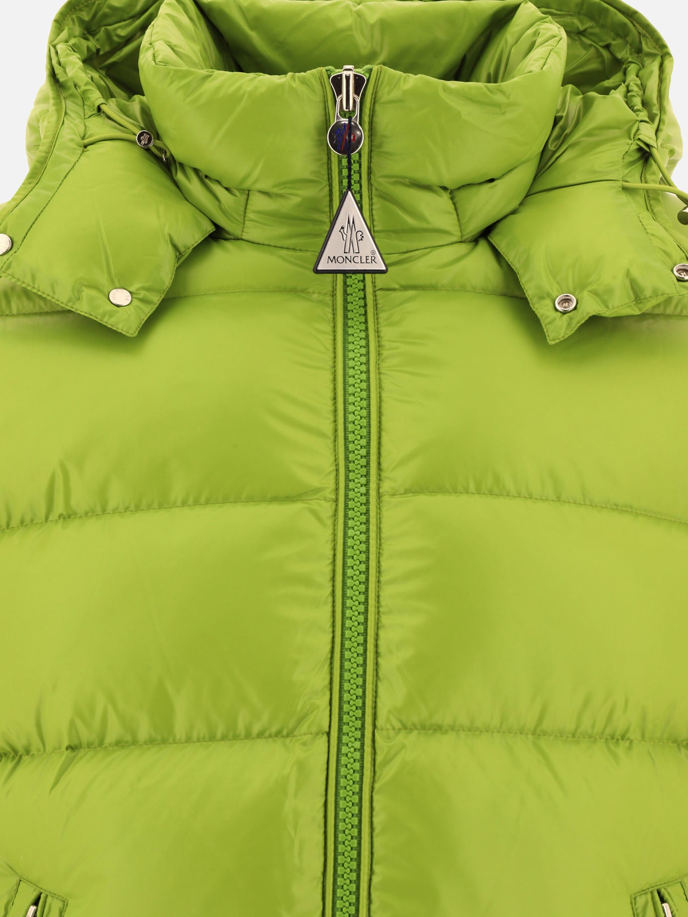 Down jackets Solid colour  Green - Moncler Men | PDP | VIETTI Online Store | thumbnail_3