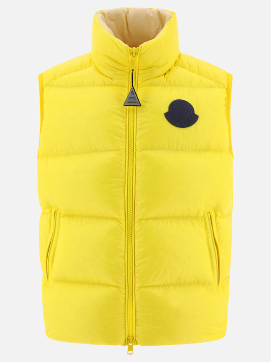 Giacche smanicate 100% poliammide - Imbottitura: piumino e piuma  Giallo - Moncler Uomo | PLP | VIETTI Online Store 

