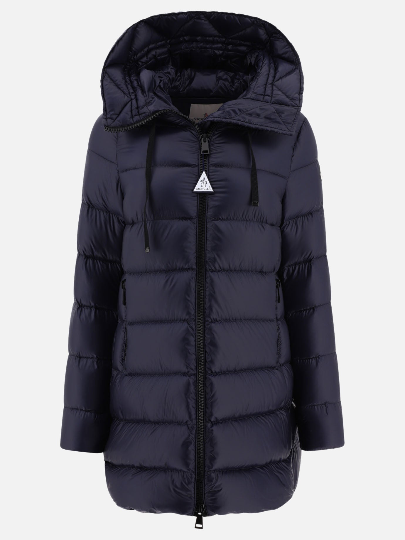 Piumini lunghi 100% poliammide - Imbottitura: piumino e piuma  Blu - Moncler Donna | PDP | VIETTI Online Store | Zoom-Modal
