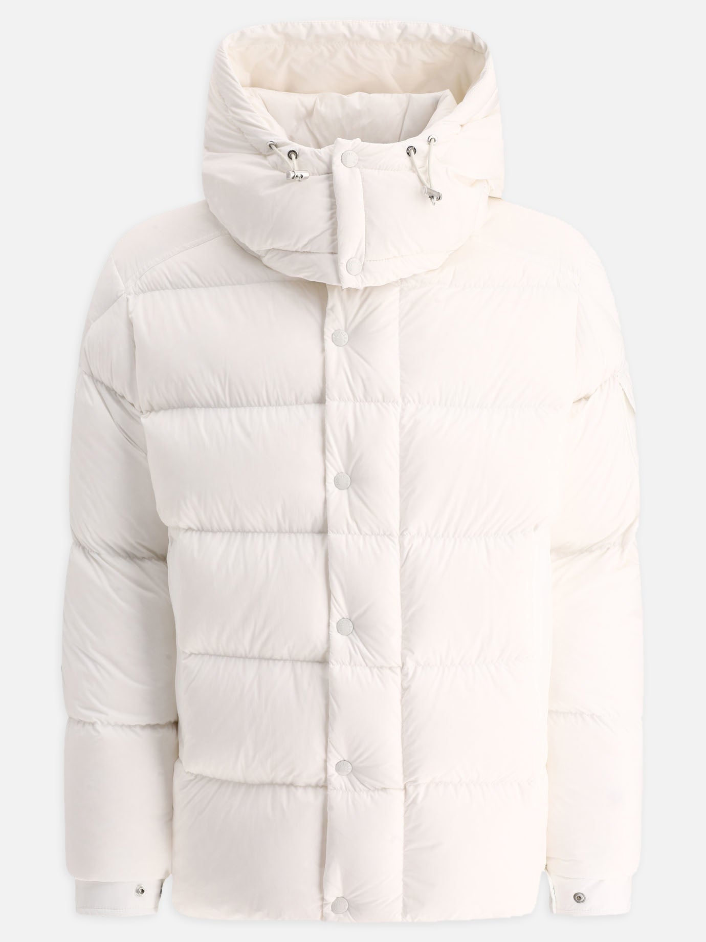 Piumini lunghi 100% polyamide - Padding: down and feathers  Bianco - Moncler Uomo | PDP | VIETTI Online Store | Zoom-Modal
