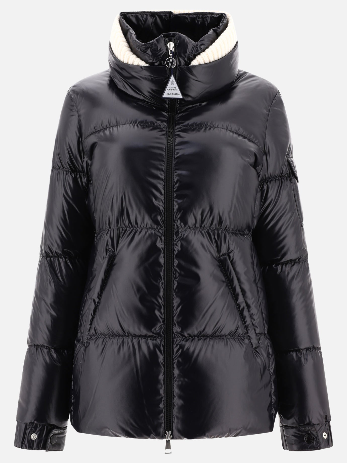 Piumini corti 100% poliammide - Imbottitura: piumino e piuma  Nero - Moncler Donna | PDP | VIETTI Online Store | thumbnail