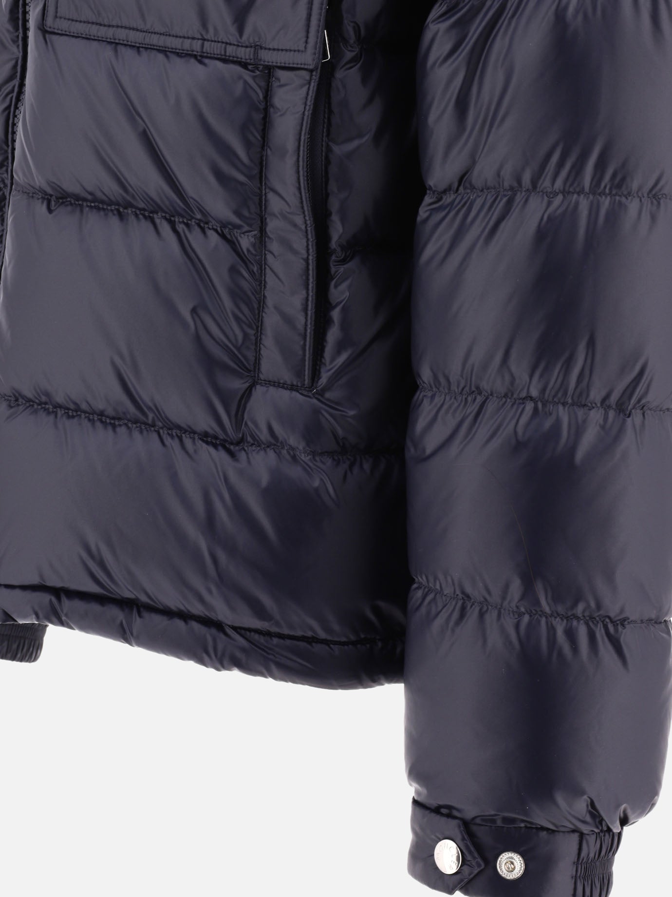 Piumini lunghi 100% polyamide - Padding: down and feathers  Blu - Moncler Uomo | PDP | VIETTI Online Store | Zoom-Modal_4
