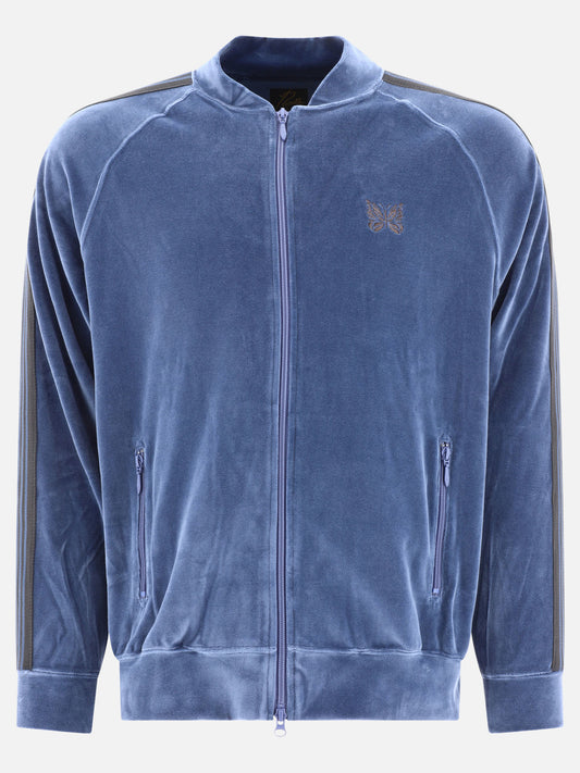 Felpe con zip 77% cotton 23% polyester  Azzurro - Needles Uomo | PLP | VIETTI Online Store 
