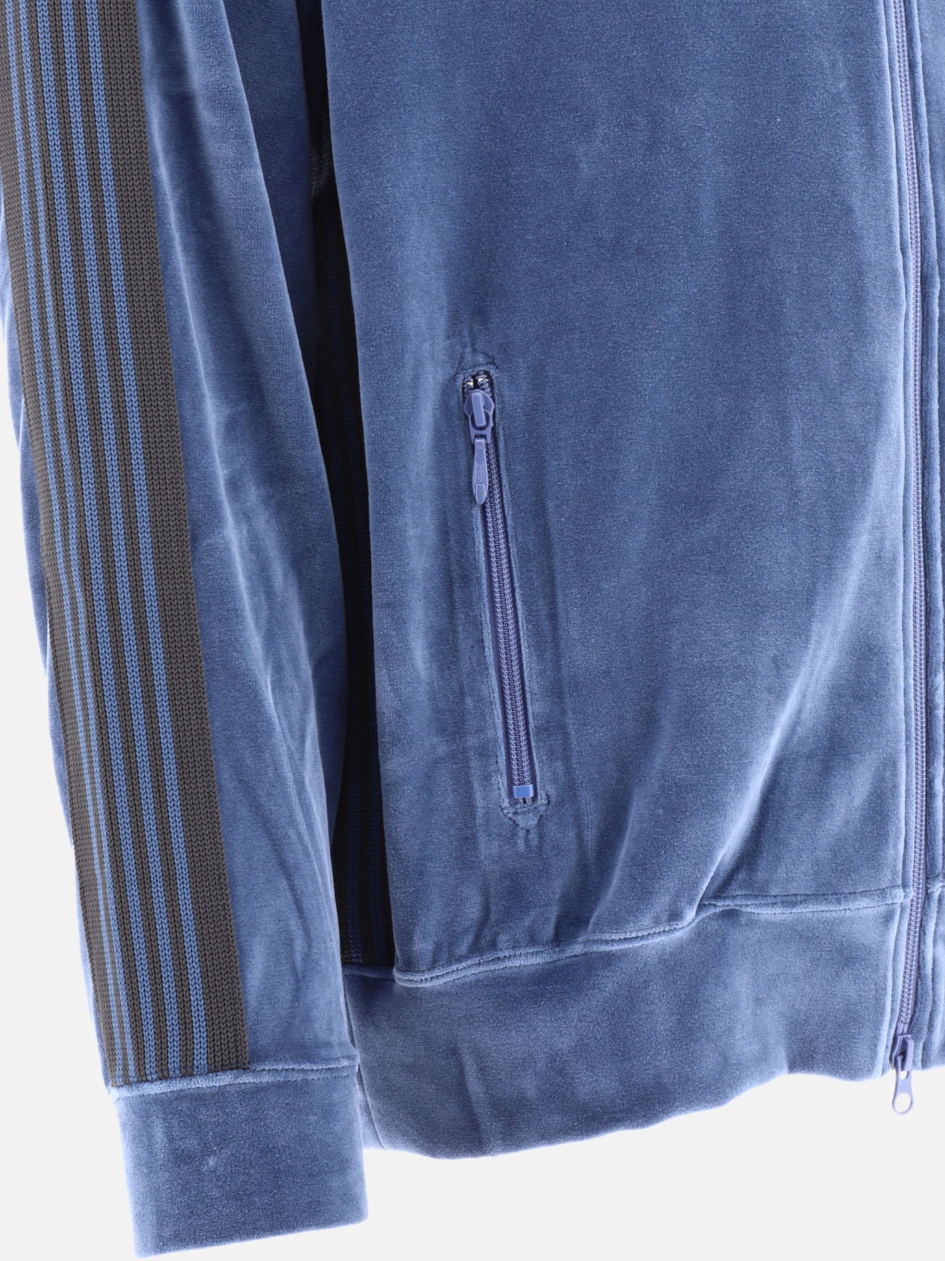Felpe con zip 77% cotton 23% polyester  Azzurro - Needles Uomo | PDP | VIETTI Online Store | thumbnail_4