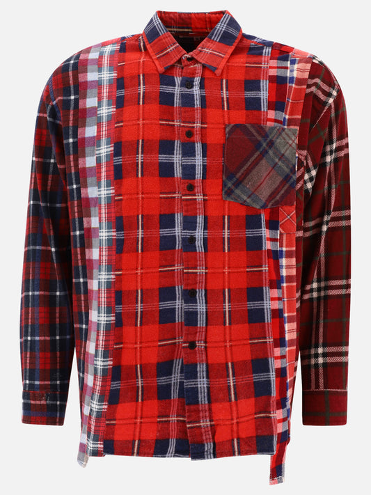 Casual shirts 100% cotton  Red - Needles Men | PLP | VIETTI Online Store 

