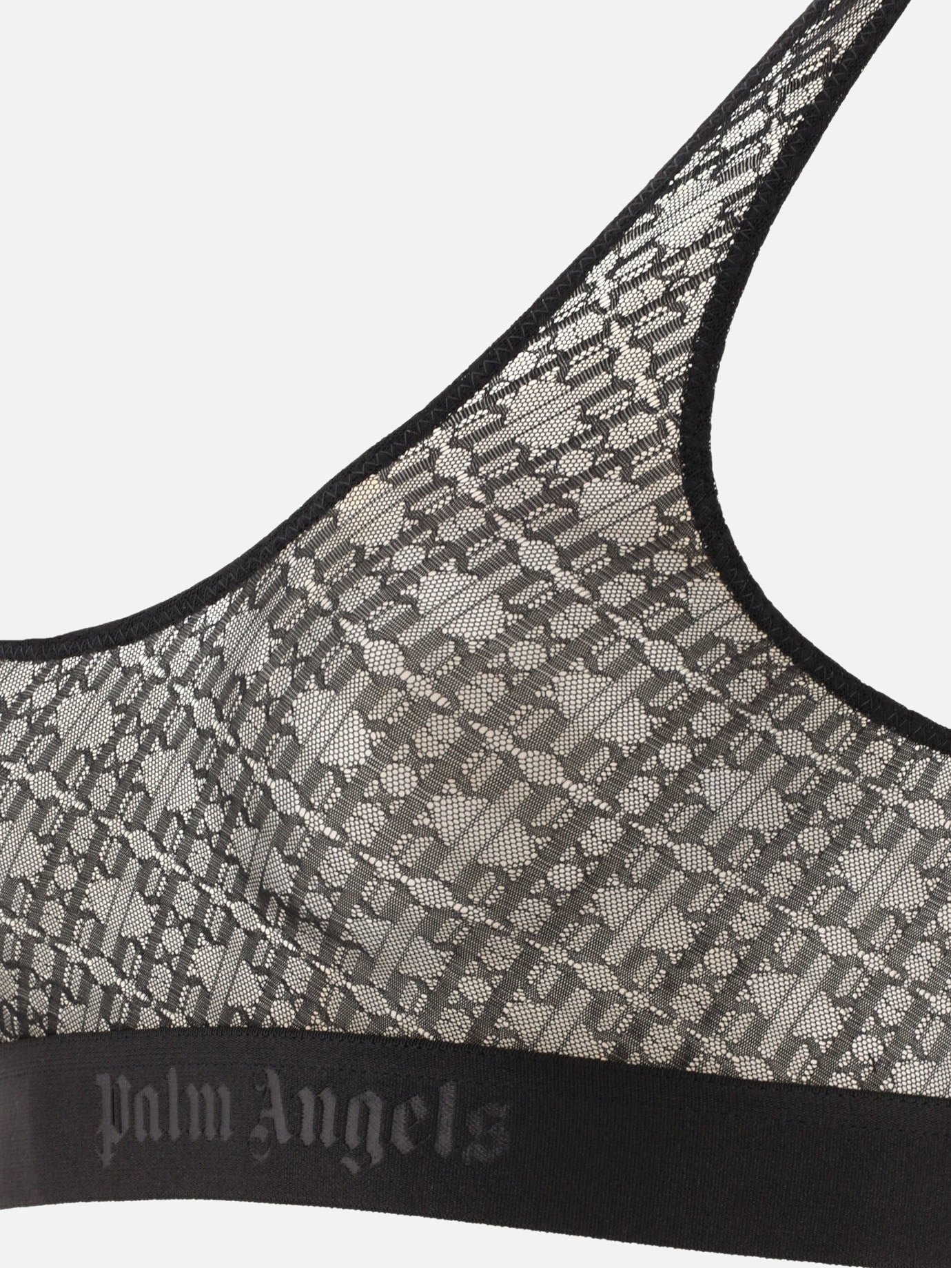 Crop top 92% poliammide 8% elastan  Nero - Palm Angels Donna | PDP | VIETTI Online Store | Zoom-Modal_3
