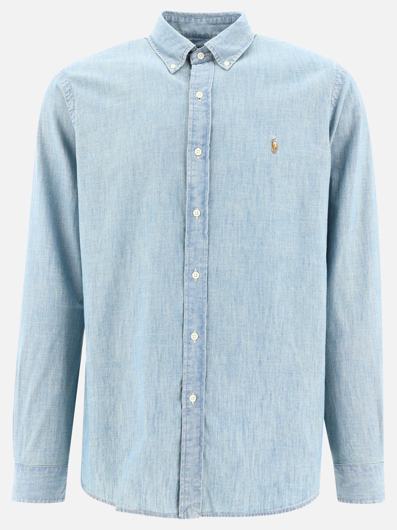 Vietti Polo Ralph Lauren Camicia in denim leggero "Pony"