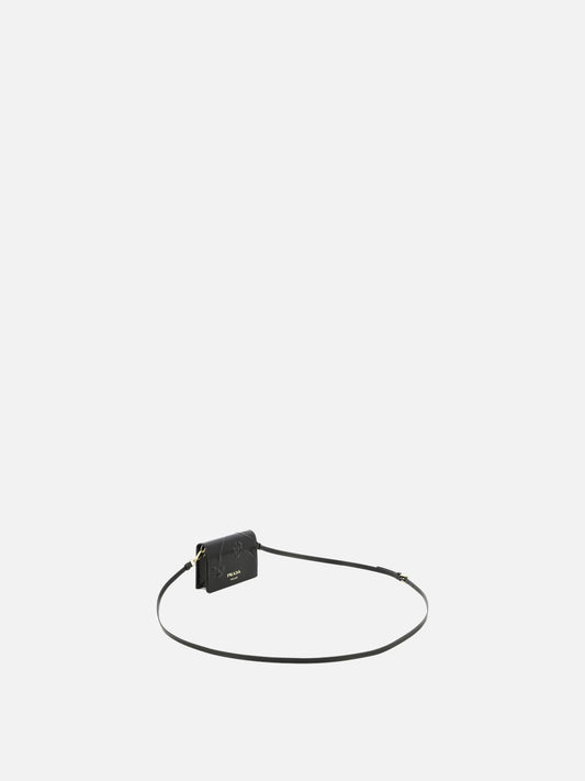 Portacarte 100% calf leather  Nero - Prada Donna | PLP | VIETTI Online Store | 2
