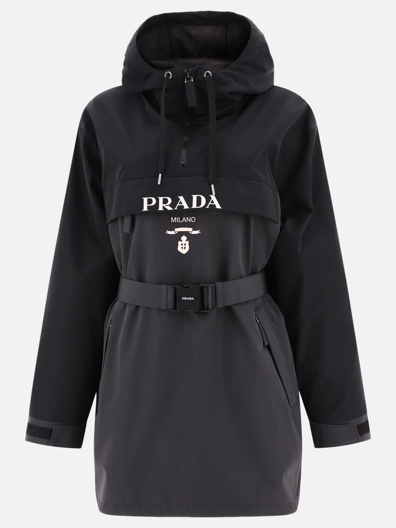 Impermeabili & Trench Logo  Grigio - Prada Donna | PDP | VIETTI Online Store | thumbnail