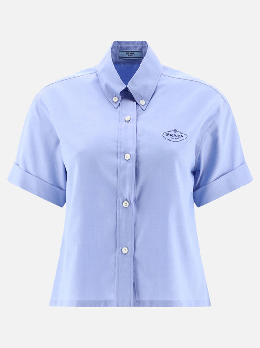 Casual shirts 100% cotone  Blue - Prada Women | PLP | VIETTI Online Store 
