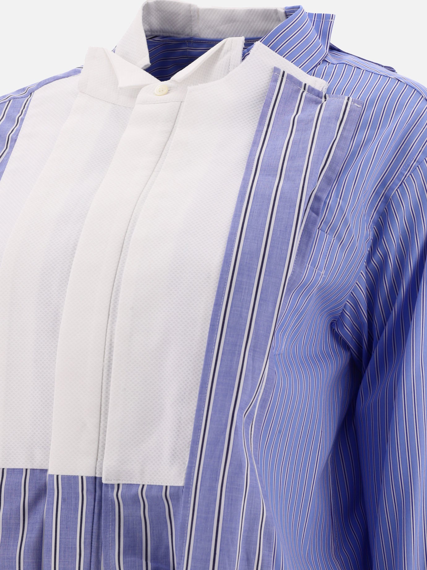 Casual shirts 100% cotton  Light blue - Sacai Women | PDP | VIETTI Online Store | thumbnail_4