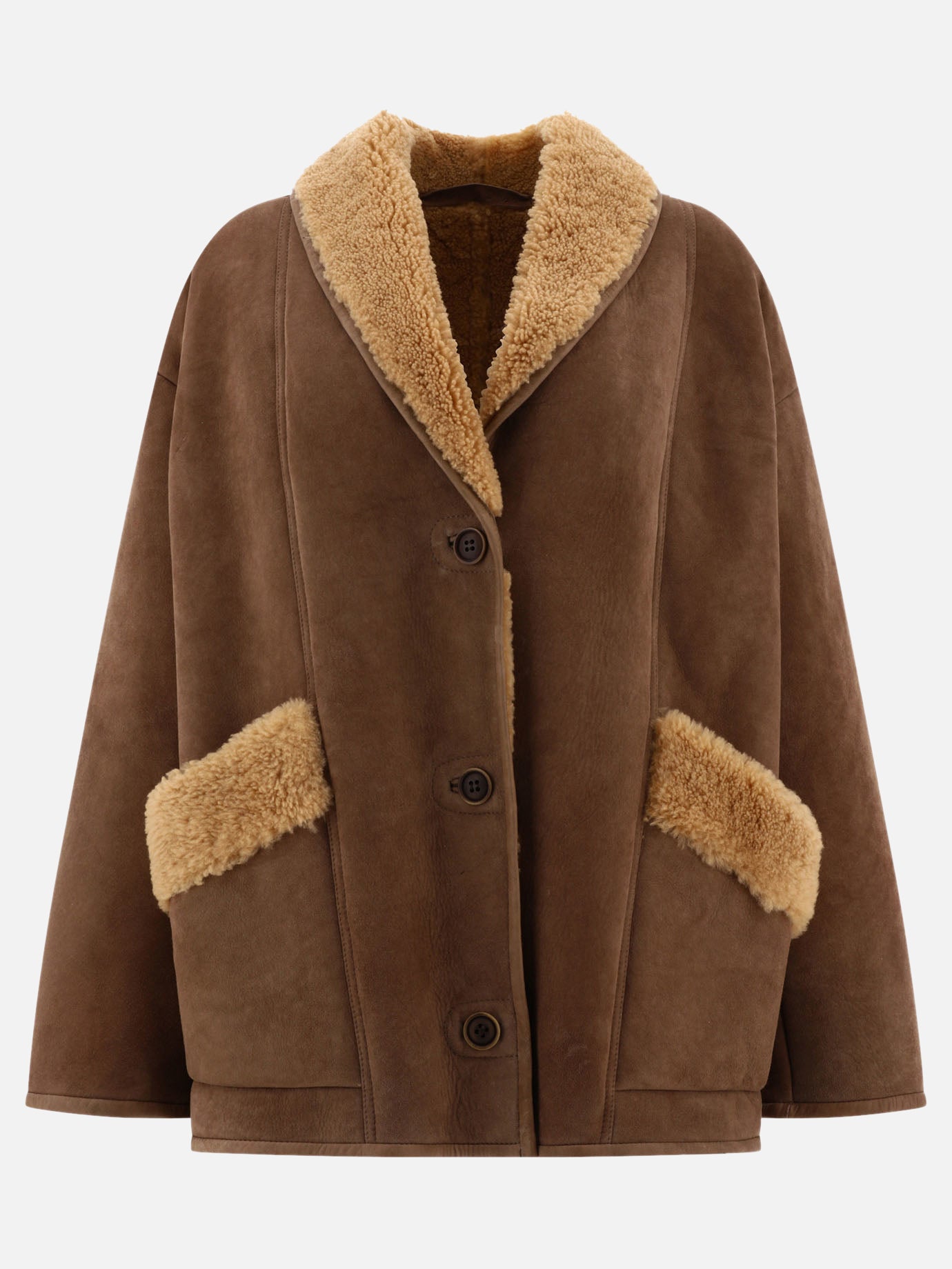 Giacche in pelle 100% pelle ovina  Marrone - Salvatore Santoro Donna | PDP | VIETTI Online Store | Zoom-Modal
