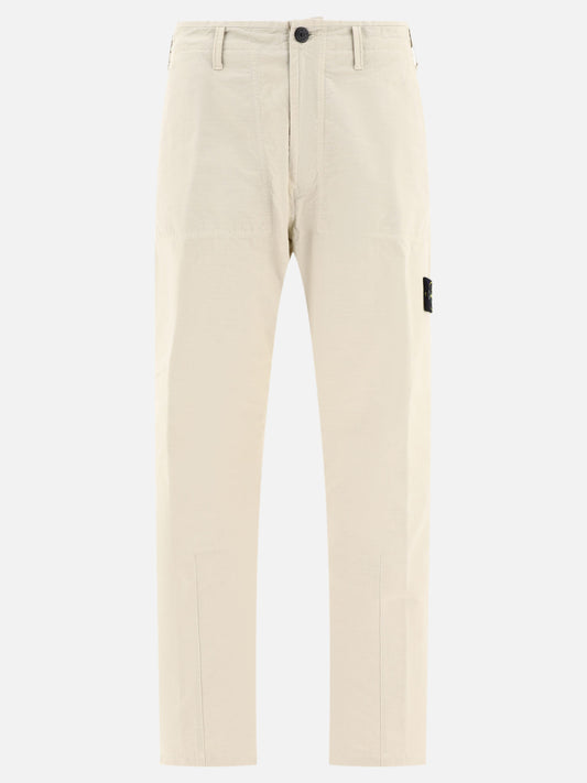 Pantaloni tecnici 100% cotton  Beige - Stone Island Uomo | PLP | VIETTI Online Store 
