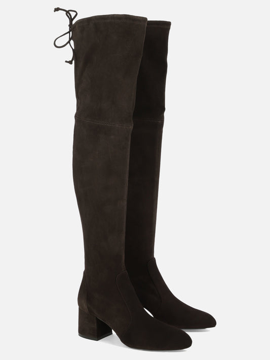 Over the knee 100% suede - 100% leather  Brown - Stuart Weitzman Women | PLP | VIETTI Online Store | 2
