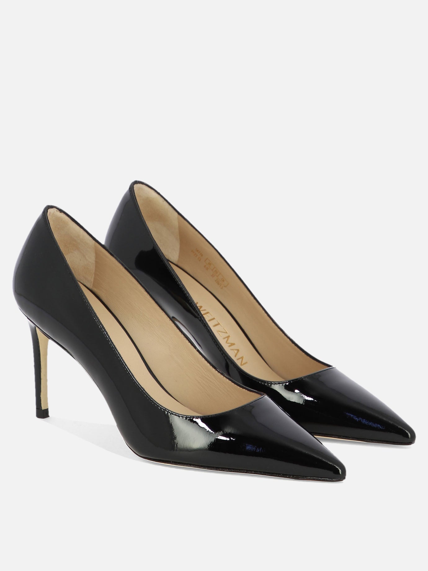 Pumps 100% pelle verniciata - 100% cuoio  Black - Stuart Weitzman Women | PDP | VIETTI Online Store | Zoom-Modal_2
