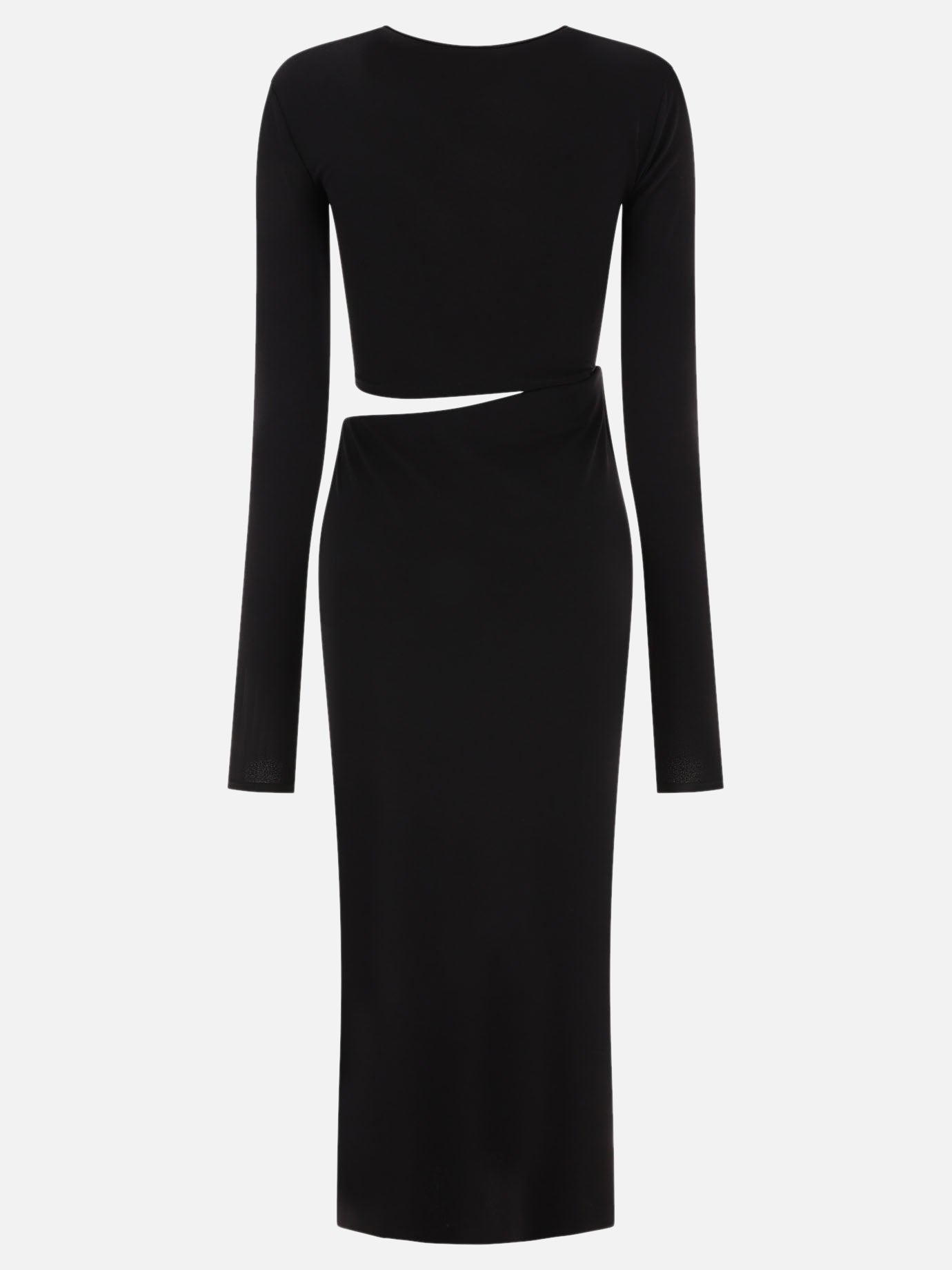 Abiti lunghi 95% poliestere 5% elastan  Nero - The Andamane Donna | PDP | VIETTI Online Store | Zoom-Modal_2
