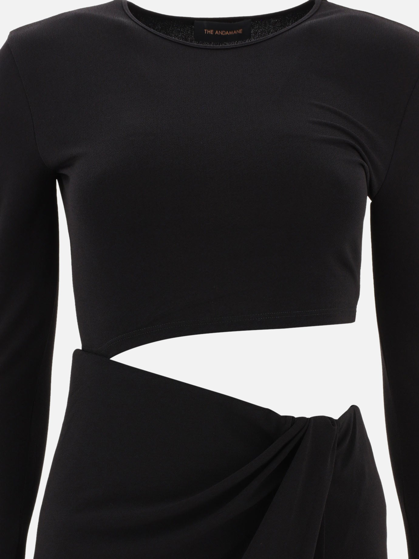 Abiti lunghi 95% poliestere 5% elastan  Nero - The Andamane Donna | PDP | VIETTI Online Store | thumbnail_3