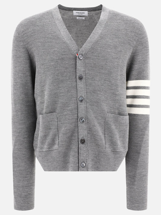 Cardigan 100% lana vergine  Grigio - Thom Browne Uomo | PLP | VIETTI Online Store 
