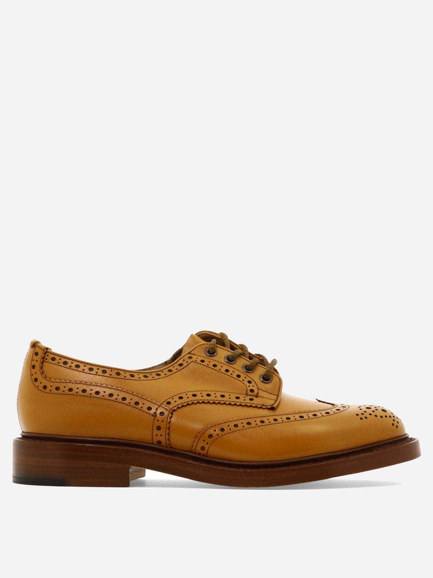 Brogue 100% pelle - 100% cuoio  Beige - Tricker's Uomo | PDP | VIETTI Online Store | Zoom-Modal
