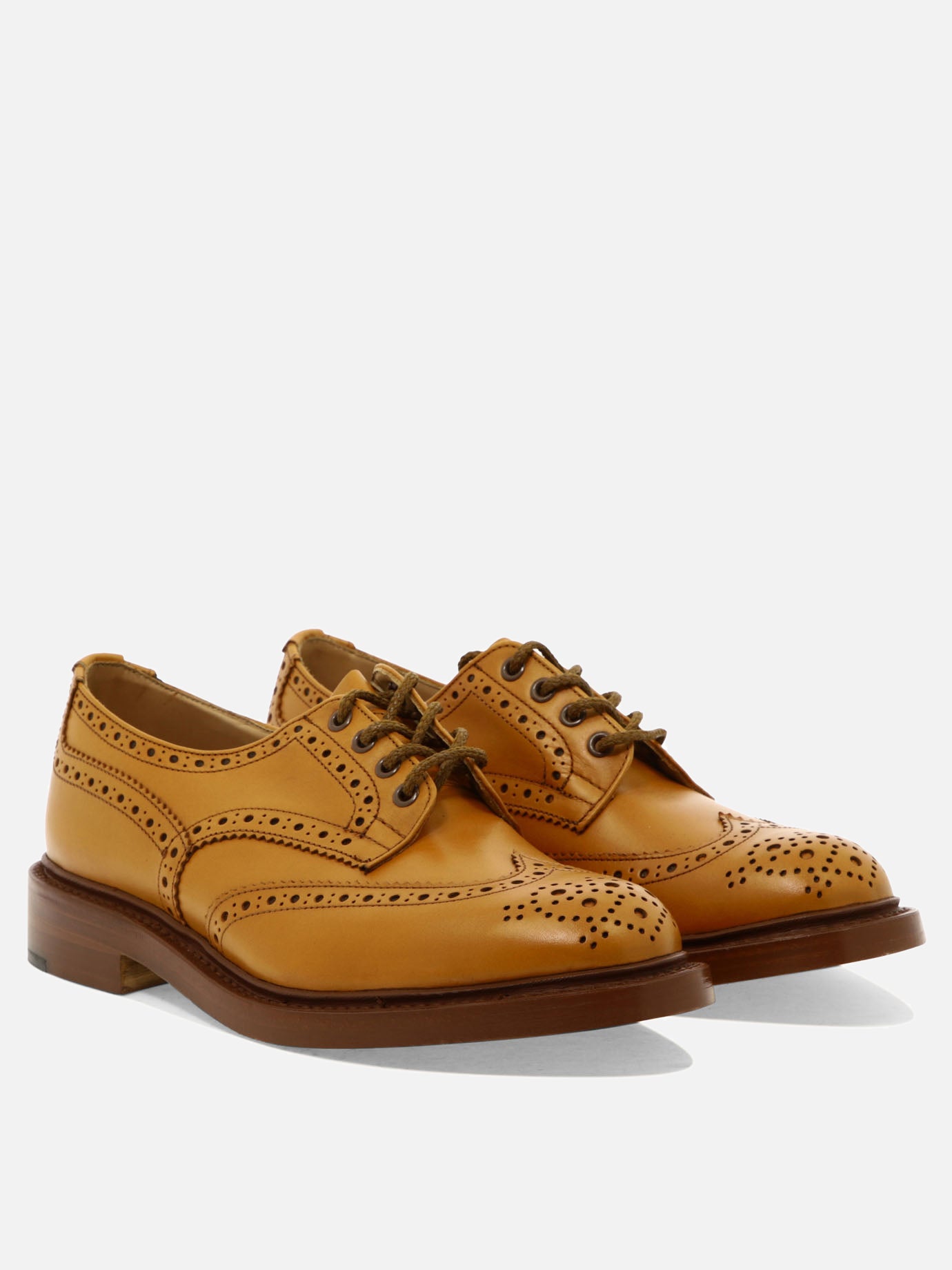 Brogue 100% pelle - 100% cuoio  Beige - Tricker's Uomo | PDP | VIETTI Online Store | Zoom-Modal_2
