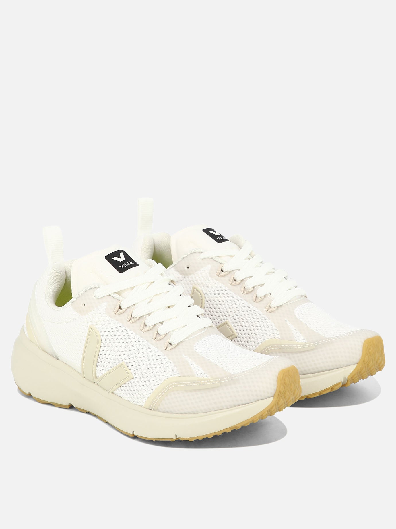 Low top sneakers 100% recycled polyester - 100% rubber  White - Veja Women | PDP | VIETTI Online Store | thumbnail_2