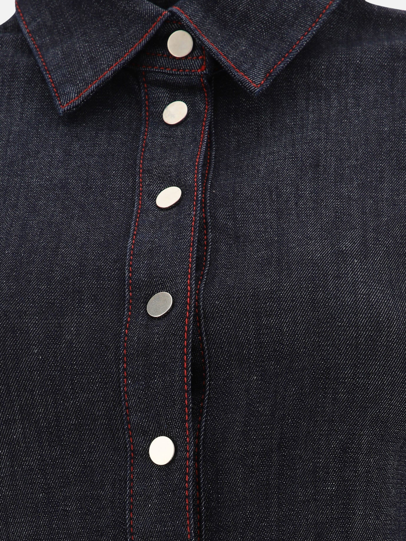 ワンピース Alaia Denim shirt dress Alaïa Denim shirt dress - Women | VIETTI Online Store Shop