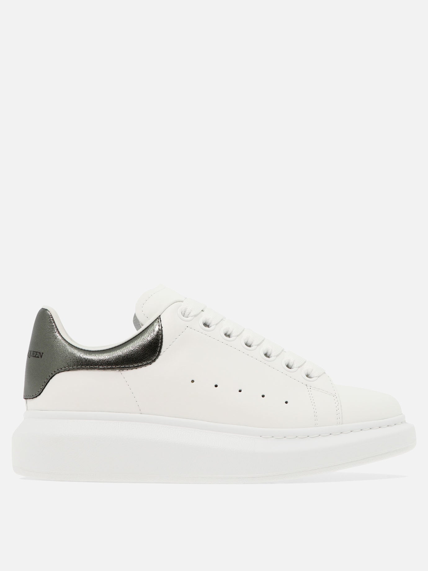 Sneaker basse 100% leather - 100% rubber  Bianco - Alexander McQueen Donna | PDP | VIETTI Online Store | thumbnail